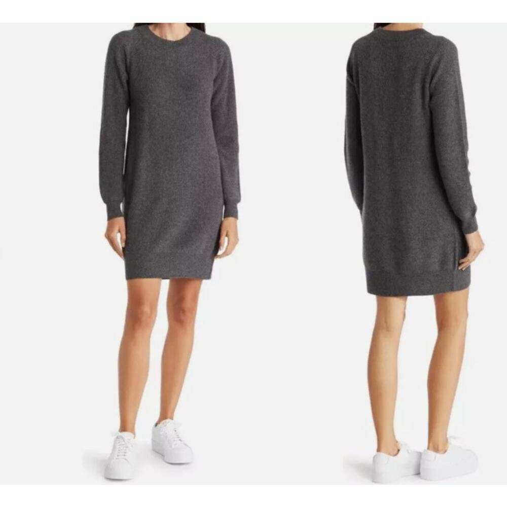 Faherty Gray Midi Dress
